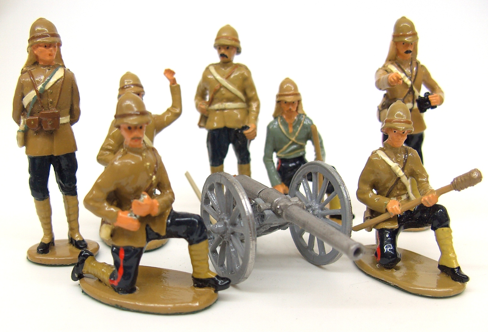 British gun team